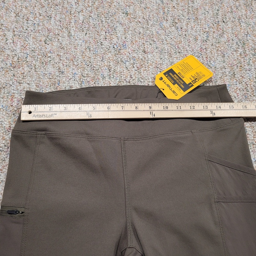 Carhartt Force Pants Women Medium Fitted Lightweight Utility Rugged Legging Flex - Picture 3 of 16